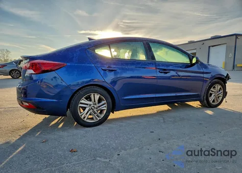 2019 Hyundai Elantra Sel z USA, uszkodzony, nr VIN 5NPD84LF5KH452579